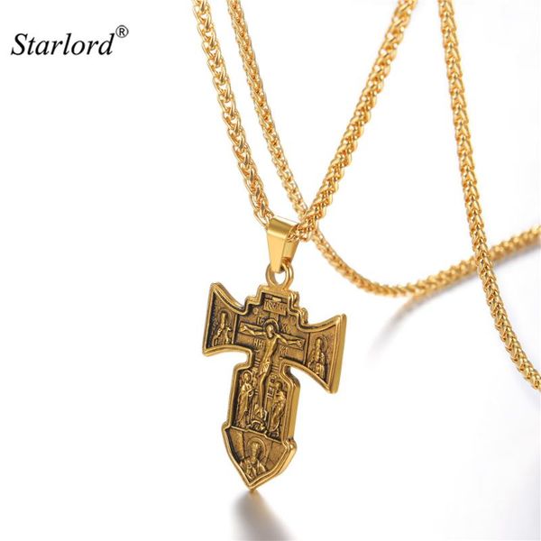 pendant necklaces orthodox christian cross necklace stainless steel/gold/ black charm ic-xc-ni-ka jesus christ conquers gp3240, Silver
pendant necklaces orthodox christian cross necklace stainless steel/gold/ black charm ic-xc-ni-ka jesus christ conquers gp3240, Silver