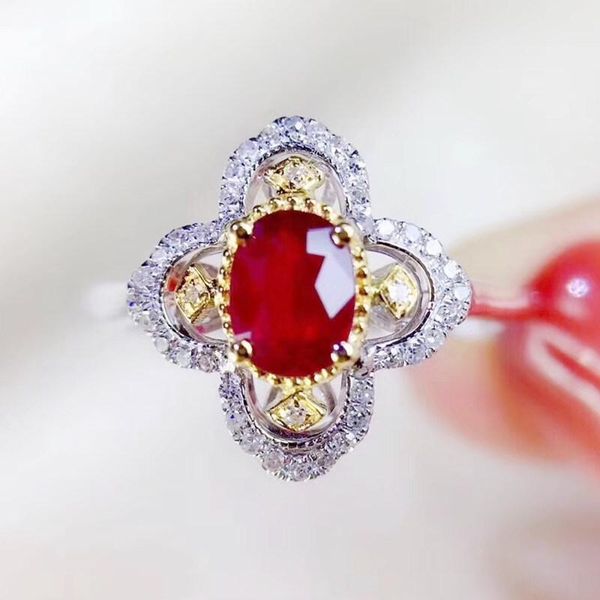 natural real ruby flower ring per jewelry 925 sterling silver 4*6mm 0.6ct gemstone fine j2112261 cluster rings, Golden;silver
natural real ruby flower ring per jewelry 925 sterling silver 4*6mm 0.6ct gemstone fine j2112261 cluster rings, Golden;silver