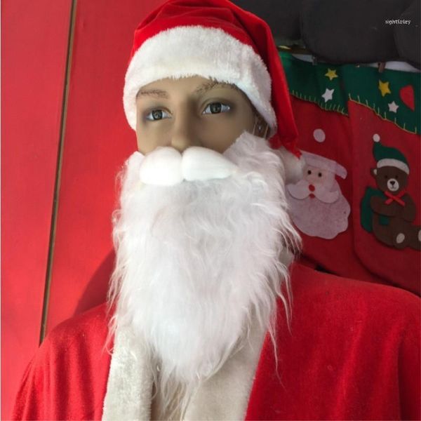 christmas decorations 2pcs/set cosplay white wig beard santa claus hair costume role play bucket hat hats1
christmas decorations 2pcs/set cosplay white wig beard santa claus hair costume role play bucket hat hats1