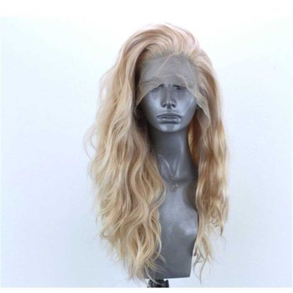 24 "front lace chemical fiber linen small curly hair half hand hook wig, Black
24 "front lace chemical fiber linen small curly hair half hand hook wig, Black
