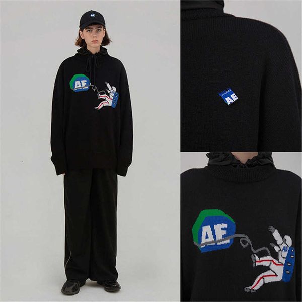 women's sweaters ader error woman spaceman cartoon pattern crewneck adererror sweatshirts winter sweater men qewr, White;black
women's sweaters ader error woman spaceman cartoon pattern crewneck adererror sweatshirts winter sweater men qewr, White;black
