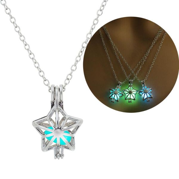 pendant necklaces fashion design luminous star charm necklace shaped light in the night for women girls jewelry hallowmas, Silver
pendant necklaces fashion design luminous star charm necklace shaped light in the night for women girls jewelry hallowmas, Silver