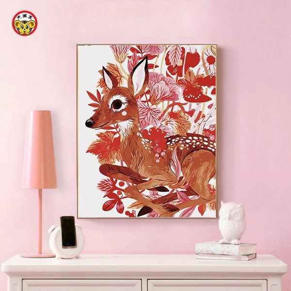 digital oil painting animal handmade coloring decorative girl flower illustration style deer paintings
digital oil painting animal handmade coloring decorative girl flower illustration style deer paintings
