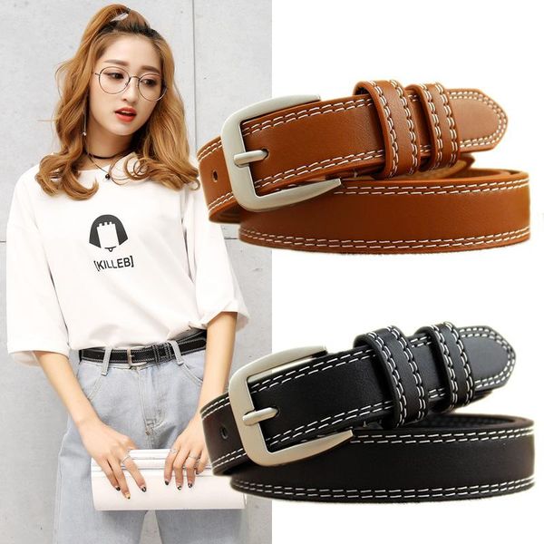 belts leather for women cummerbund luxury female belt decorative simple waist black jeans harajuku brands, Black;brown
belts leather for women cummerbund luxury female belt decorative simple waist black jeans harajuku brands, Black;brown