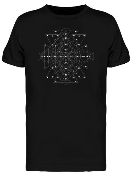 sacred geometry dark night logo men's tee -image by shutterstock, White;black
sacred geometry dark night logo men's tee -image by shutterstock, White;black