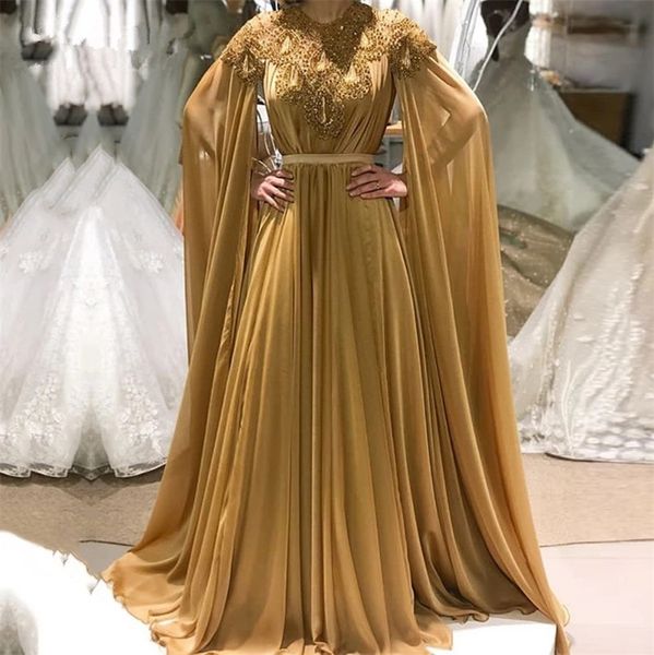 gold evening dresses with sleeves ruched chiffon beads crystal prom pageant robe de mariée custom made formal luxury party gowns, Black
gold evening dresses with sleeves ruched chiffon beads crystal prom pageant robe de mariée custom made formal luxury party gowns, Black