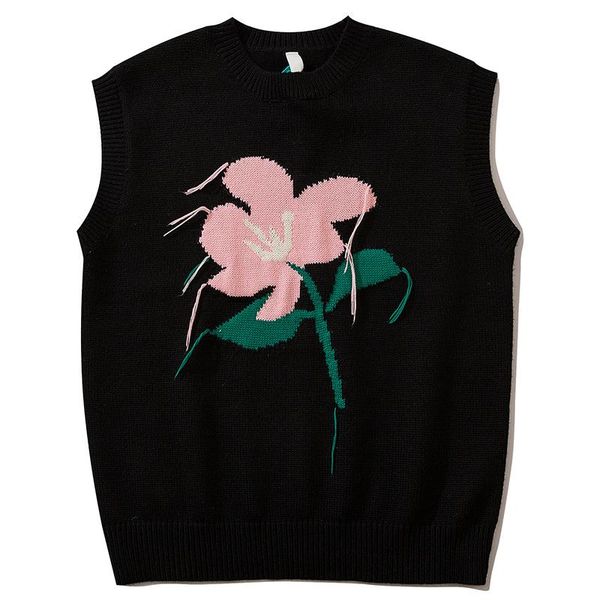 men's vests harajuku vintage tassel flowers knitted sweater vest women's oversized korean grandpa ugly pullover loose, Black;white
men's vests harajuku vintage tassel flowers knitted sweater vest women's oversized korean grandpa ugly pullover loose, Black;white