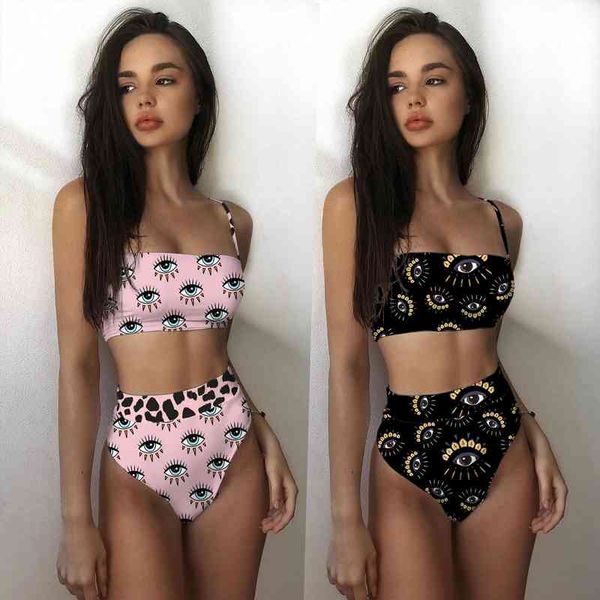 high waist bikinis women print swimwear bathing suit biquini maillot de bain two piece, White;black
high waist bikinis women print swimwear bathing suit biquini maillot de bain two piece, White;black