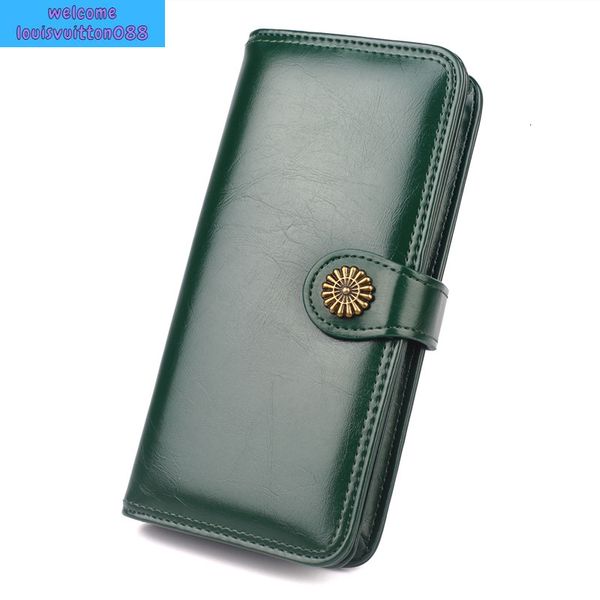 Handbags Felicie Purse Designers Luxurys Wallet Oil Wax Leather Buckle Mobile Phone Bag Long Pickup Y200, Red;black
Handbags Felicie Purse Designers Luxurys Wallet Oil Wax Leather Buckle Mobile Phone Bag Long Pickup Y200, Red;black