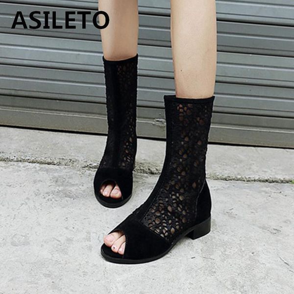 boots asileto spring summer for women ankle boot zip flat with shoes woman peep toe hollow out booties botas mujer sandalias1683, Black
boots asileto spring summer for women ankle boot zip flat with shoes woman peep toe hollow out booties botas mujer sandalias1683, Black