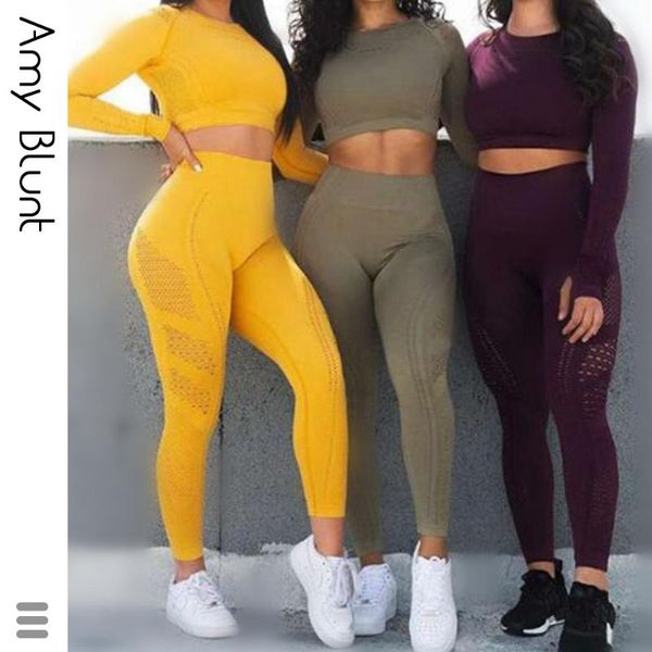 hellow out seamless sets high waist scrunch booty sport leggings + long sleeve crop women gym tracksuit 2 piece set yoga outfit
hellow out seamless sets high waist scrunch booty sport leggings + long sleeve crop women gym tracksuit 2 piece set yoga outfit