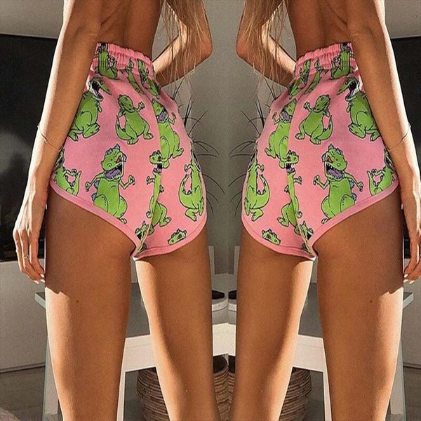 dinosaur printed casual women short slim lacing high waist micro pants tracksuit fitness, White;black
dinosaur printed casual women short slim lacing high waist micro pants tracksuit fitness, White;black