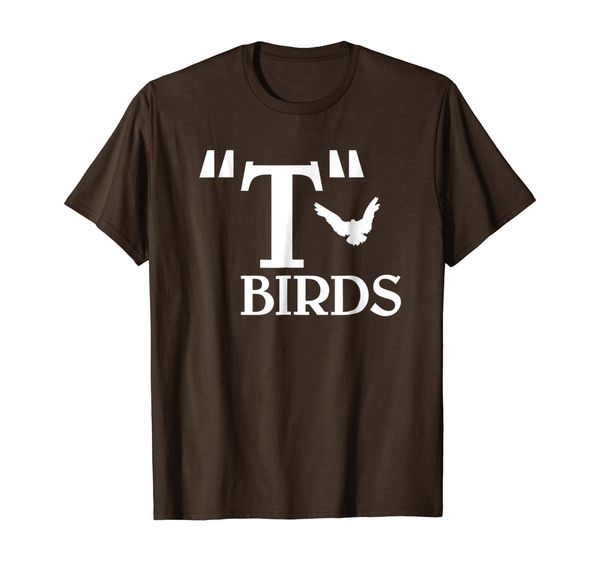 funny t-birds shirts, White;black