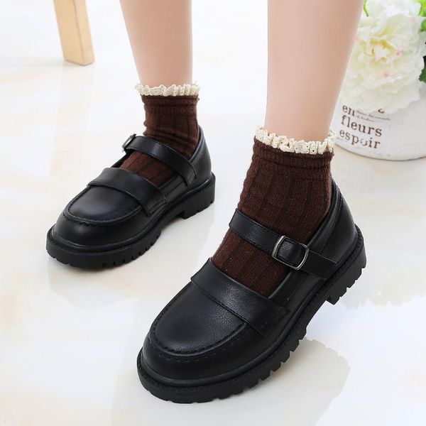 retro girls leather shoes children's wild beanie 2021 spring student single princess kids large size 27-38 sneakers, Black;red
retro girls leather shoes children's wild beanie 2021 spring student single princess kids large size 27-38 sneakers, Black;red