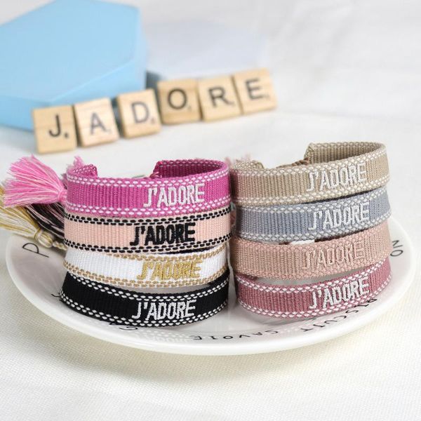 charm bracelets braided friendship bracelet for women men vintage fabric rope j adore embroidery tassel christmas gift, Golden;silver
charm bracelets braided friendship bracelet for women men vintage fabric rope j adore embroidery tassel christmas gift, Golden;silver