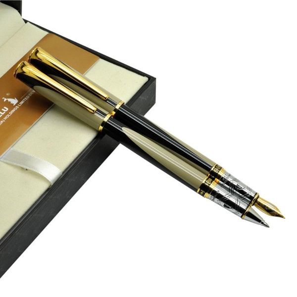 luxury metal stripe signature fountain pen business writing signing calligraphy office school supplies pens
luxury metal stripe signature fountain pen business writing signing calligraphy office school supplies pens