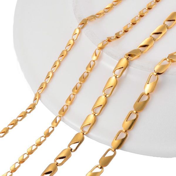 chokers product stainless steel gold necklace personality shape fashion jewelry for men and women, Golden;silver
chokers product stainless steel gold necklace personality shape fashion jewelry for men and women, Golden;silver