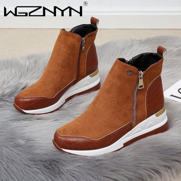 boots wgznyn 2021 women ankle high heels woman wedges shoes autumn warm pu leather shoe chaussures femme zapatos mujer sapato, Black
boots wgznyn 2021 women ankle high heels woman wedges shoes autumn warm pu leather shoe chaussures femme zapatos mujer sapato, Black