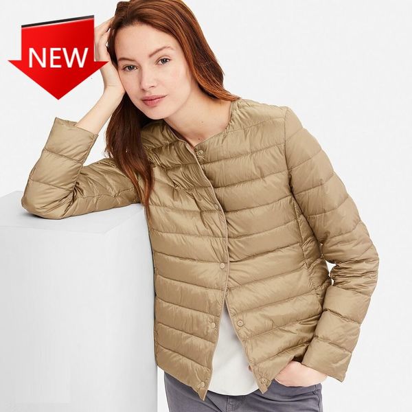 coats thin woman without collar warm coat womanly ultra light women's down jacket, Tan;black
coats thin woman without collar warm coat womanly ultra light women's down jacket, Tan;black