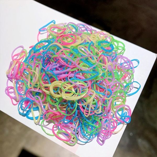 1000/pack girls rubber bands fashion hair accessories children colorful disposable elastic headband kids decoration, Slivery;white
1000/pack girls rubber bands fashion hair accessories children colorful disposable elastic headband kids decoration, Slivery;white