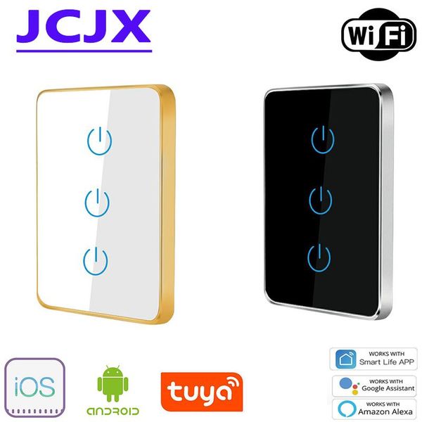 smart home control jcjx lsw04 wifi light touch switch rf433 life/tuya app control,alexa google voice us 2/3 way
smart home control jcjx lsw04 wifi light touch switch rf433 life/tuya app control,alexa google voice us 2/3 way
