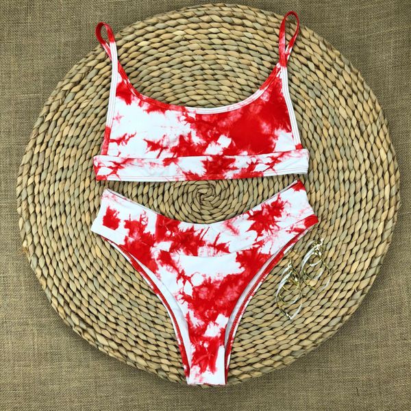 2021 ladies red yellow tie dye push up bikini summer beach vacation swimsuit high-quality swimwear brazilian hot
2021 ladies red yellow tie dye push up bikini summer beach vacation swimsuit high-quality swimwear brazilian hot