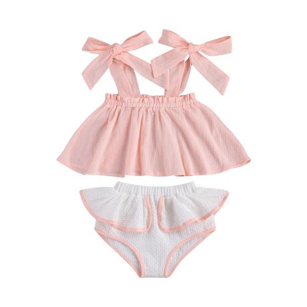 clothing sets 0-24m toddler baby girl summer 2pcs set double ruffled pink sleeveless short camisole ruffled white shorts infant
clothing sets 0-24m toddler baby girl summer 2pcs set double ruffled pink sleeveless short camisole ruffled white shorts infant