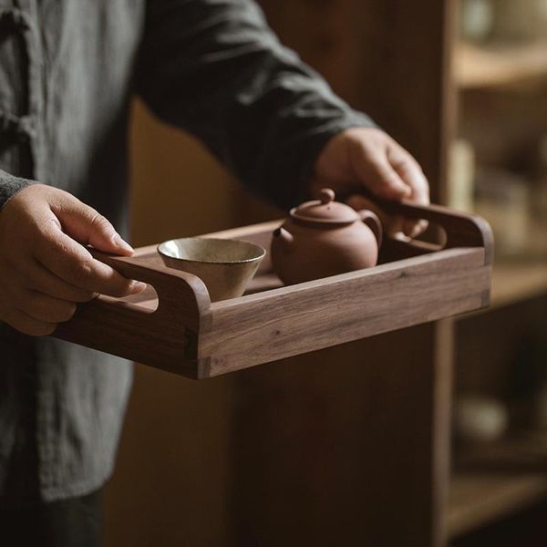 kitchen storage & organization japan style black walnut tray with handle retro natural wood tenon box for sundries household tea
kitchen storage & organization japan style black walnut tray with handle retro natural wood tenon box for sundries household tea