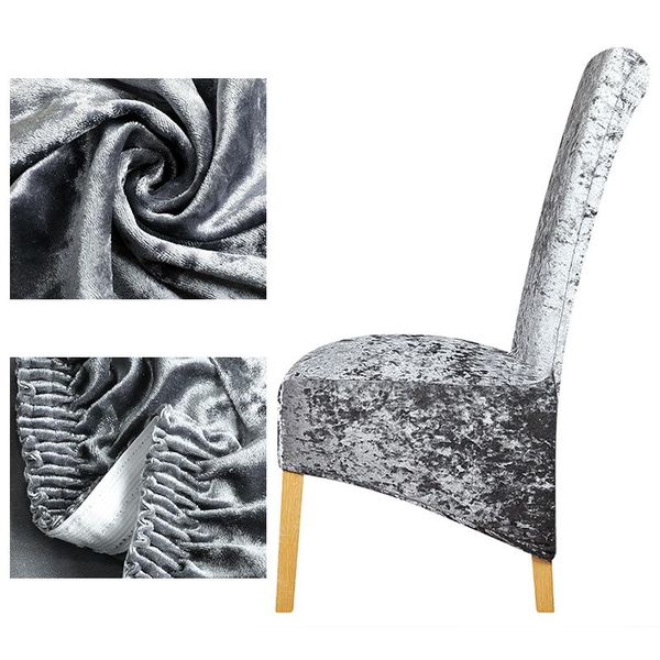 chair covers 1/2/4/6 pcs xl size cover large big shiny velvet fabric high long back for restaurant el
chair covers 1/2/4/6 pcs xl size cover large big shiny velvet fabric high long back for restaurant el