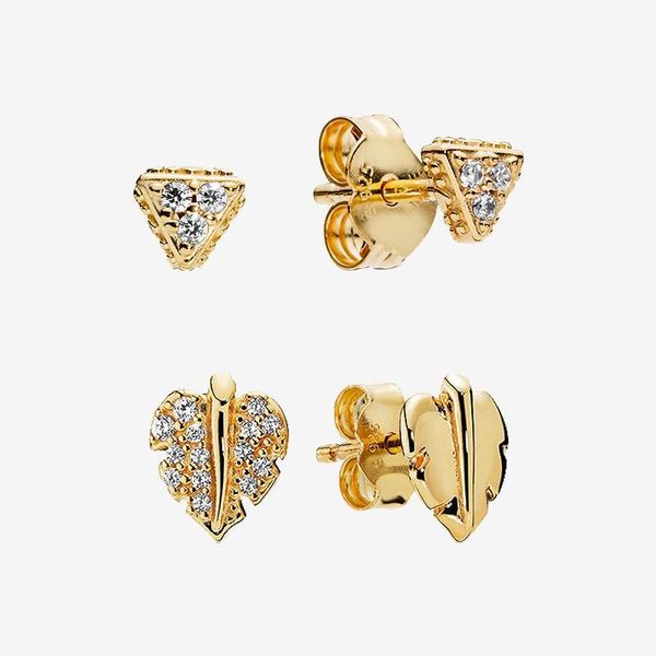 stud authentic s925 sterling silver gold triangular leaf earrings women's fashion jewelry gifts, Golden;silver
stud authentic s925 sterling silver gold triangular leaf earrings women's fashion jewelry gifts, Golden;silver