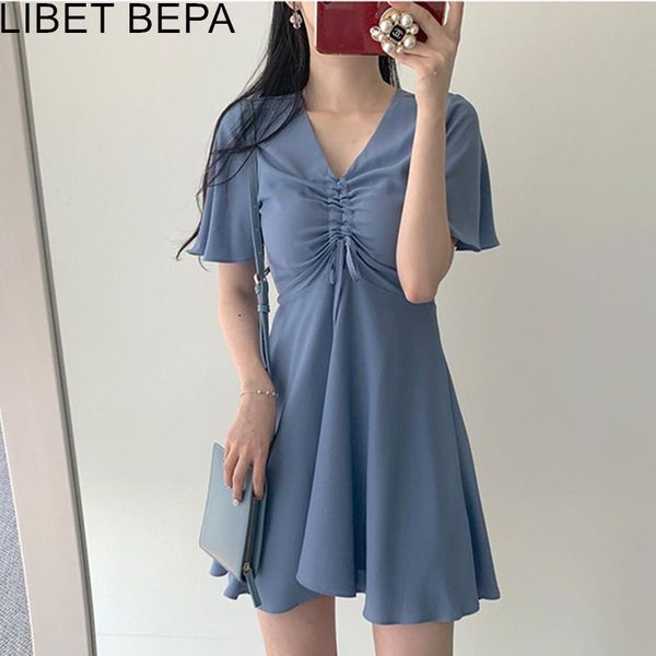 casual dresses 2021 spring summer women dress high waist v-neck drawstring fashionable lady lace up pleated above knee dr1979, Black;gray
casual dresses 2021 spring summer women dress high waist v-neck drawstring fashionable lady lace up pleated above knee dr1979, Black;gray