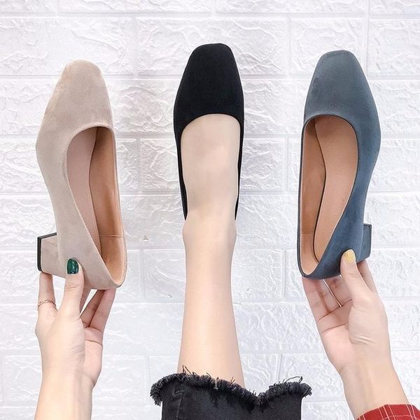 dress shoes 2021 spring ladies pumps flock slip on shallow women woman square toe thick mid heels work casual, Black
dress shoes 2021 spring ladies pumps flock slip on shallow women woman square toe thick mid heels work casual, Black