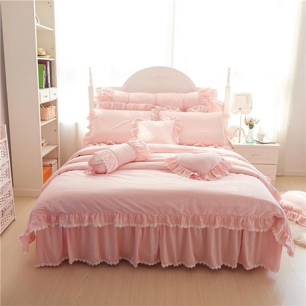 bedding sets 4pcs korean cotton 60 satin fold lace luxury king size duvet cover set bed skirt bedclothes pillowcase
bedding sets 4pcs korean cotton 60 satin fold lace luxury king size duvet cover set bed skirt bedclothes pillowcase