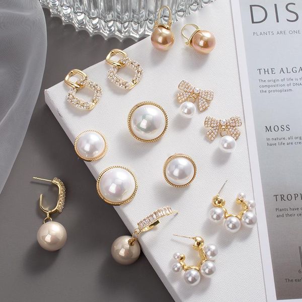 dangle & chandelier 2021 trend big pearls women's earrings geometry crystal gold color drop earing for woman korean style fashion jewel, Silver
dangle & chandelier 2021 trend big pearls women's earrings geometry crystal gold color drop earing for woman korean style fashion jewel, Silver