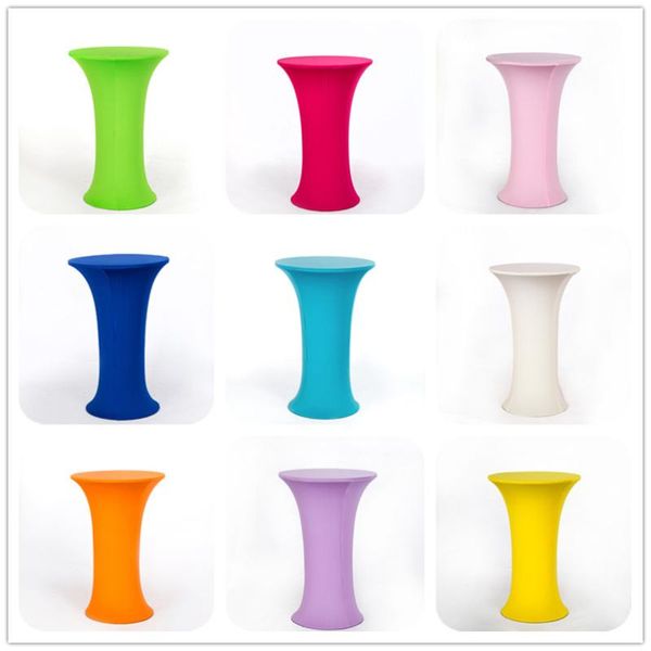 wedfavor 10pcs round based spandex table cover cocktail cloths lycra stretch high bar covers for wedding event el cloth
wedfavor 10pcs round based spandex table cover cocktail cloths lycra stretch high bar covers for wedding event el cloth