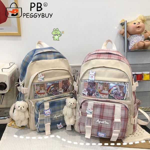 school bags women canvas patchwork knapsack fashion bag zipper travel large capacity handbags plaid printing
school bags women canvas patchwork knapsack fashion bag zipper travel large capacity handbags plaid printing