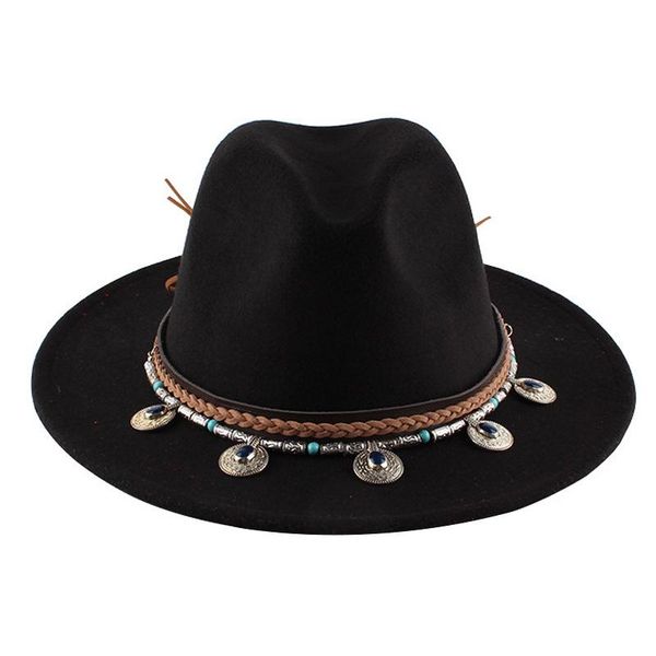 stingy brim hats jazz hat autumn and winter england retro felt female tide woolen, Blue;gray
stingy brim hats jazz hat autumn and winter england retro felt female tide woolen, Blue;gray