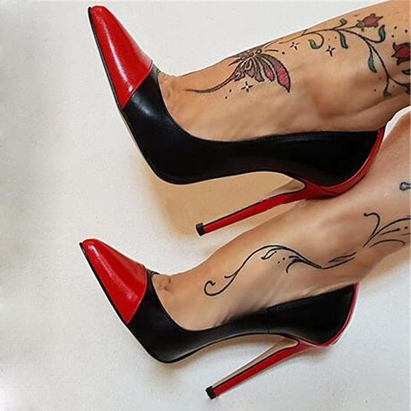 sandals spring fashion stiletto banquet women's single pointed shallow mouth color matching catwalk large size shoes, Black
sandals spring fashion stiletto banquet women's single pointed shallow mouth color matching catwalk large size shoes, Black