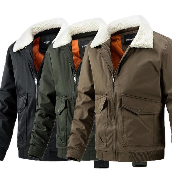 men's jackets men winter military warm parkas male coats fleece outwears fur collar clothing windbreaker sportswear fashion jacket, Black;brown
men's jackets men winter military warm parkas male coats fleece outwears fur collar clothing windbreaker sportswear fashion jacket, Black;brown