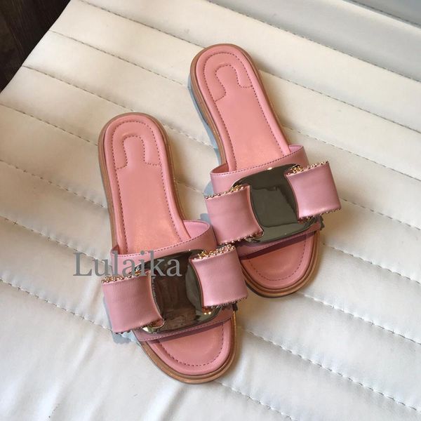 80% off shoes summer classics brand women's bow solid color slippers genuine leather outside beach flat flip flops, Black
80% off shoes summer classics brand women's bow solid color slippers genuine leather outside beach flat flip flops, Black