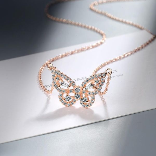 pendant necklaces fashion style silver plated zircon hollow out butterfly necklace for women romantic wedding engagement jewelry
pendant necklaces fashion style silver plated zircon hollow out butterfly necklace for women romantic wedding engagement jewelry