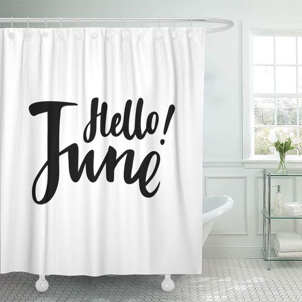 shower curtain,summer phrase hello june brush hand lettering inspirational for calendar label,waterproof bath curtains polyester
shower curtain,summer phrase hello june brush hand lettering inspirational for calendar label,waterproof bath curtains polyester