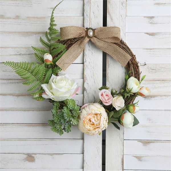 decorative flowers & wreaths home decoration simulated artificial garland handmade simulation rose wreath door wedding farmhouse decor
decorative flowers & wreaths home decoration simulated artificial garland handmade simulation rose wreath door wedding farmhouse decor