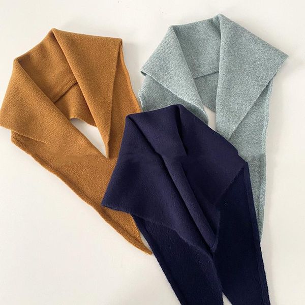 scarves 2021 women triangle wool warm scarf autumn winter ladies simple handkerchief, Blue;gray
scarves 2021 women triangle wool warm scarf autumn winter ladies simple handkerchief, Blue;gray
