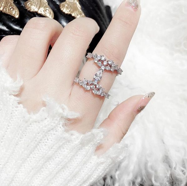 wedding rings classic exquisite double-layer design shining cubic zircon for women bridal engagement accessories crp1050, Slivery;golden
wedding rings classic exquisite double-layer design shining cubic zircon for women bridal engagement accessories crp1050, Slivery;golden