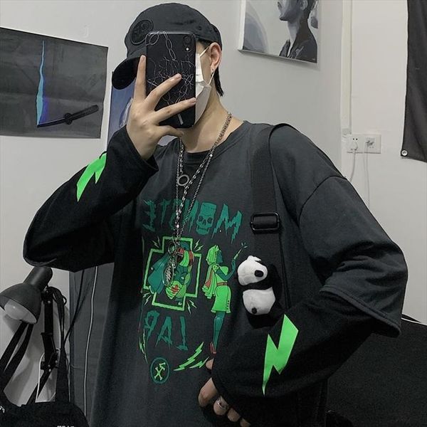 harajuku long sleeve o neck men t shirts grey color hip hop casual tees male streetwear fitness tshirts dropshippig, White;black
harajuku long sleeve o neck men t shirts grey color hip hop casual tees male streetwear fitness tshirts dropshippig, White;black