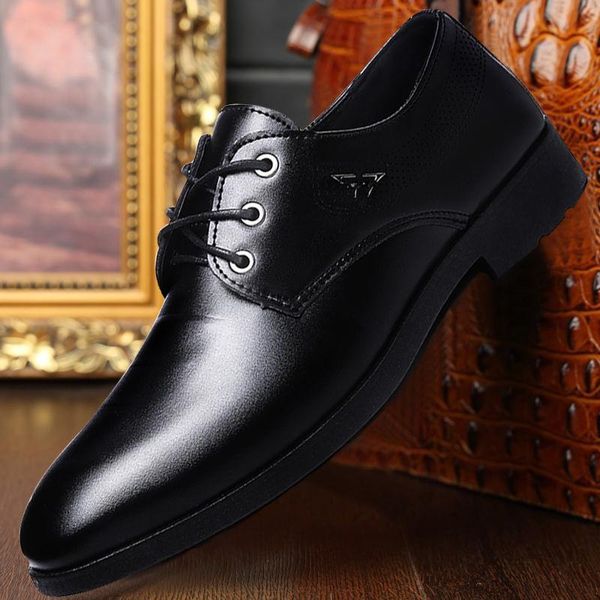 dress shoes 2021 oxfords leather men's lace up breathable formal office for man size 39-44 flats casual men, Black
dress shoes 2021 oxfords leather men's lace up breathable formal office for man size 39-44 flats casual men, Black
