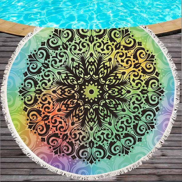towel 2021 summer 150cm large size round beach towels geometric printed cotton with tassels bohemian style
towel 2021 summer 150cm large size round beach towels geometric printed cotton with tassels bohemian style