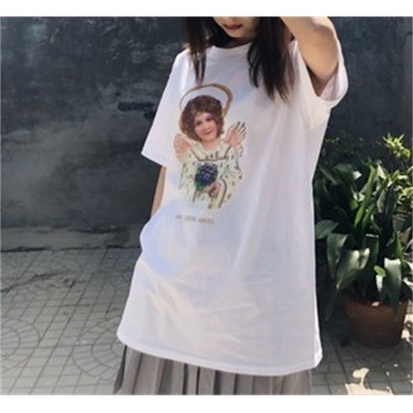 mary queen angel letter print tee summer fashion women men tshirt cotton graphic 210512, White
mary queen angel letter print tee summer fashion women men tshirt cotton graphic 210512, White