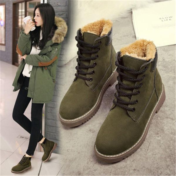 boots 2021 women winter snow female warm lace up thick bottom non-slip shoes tide botas mujer, Black
boots 2021 women winter snow female warm lace up thick bottom non-slip shoes tide botas mujer, Black